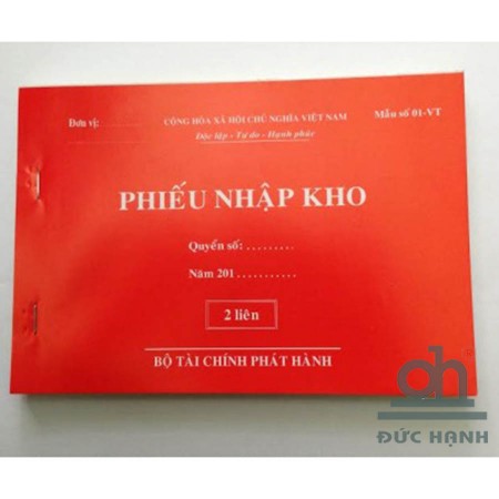 Phiếu nhập kho 2 liên + 3 liên 