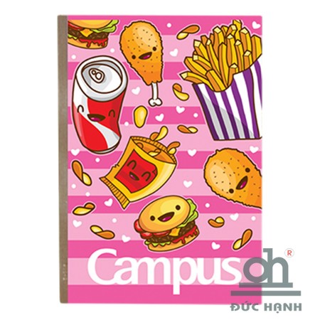 Vở kẻ ngang  campus food 120tr