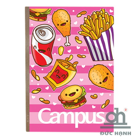 Vở kẻ ngang campus food 200tr