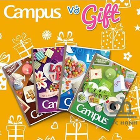 Vở kẻ ngang campus GIFT 80tr