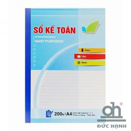 Sổ kế toán tổng hợp 200tr