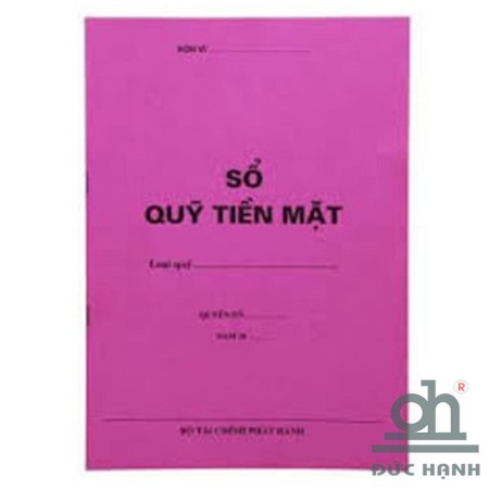 Sổ quỹ tiền mặt 